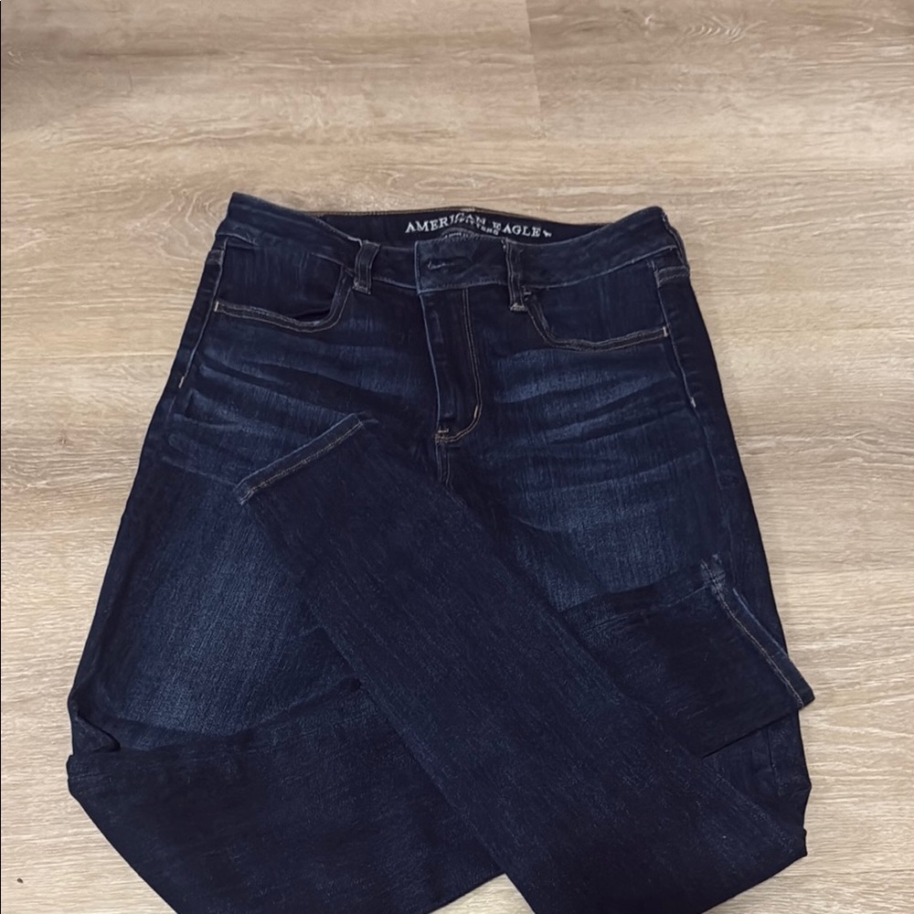 American Eagle Outfitters Blue Skinny Jeans Classic Denim